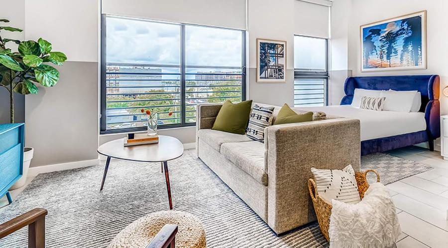 Sentral Studio Apt With Den In Wynwood Miami Eksteriør bilde